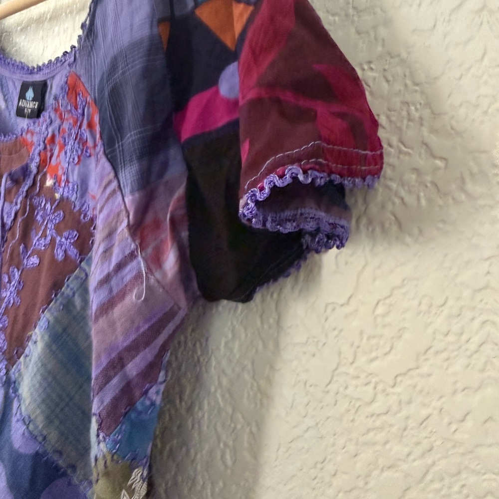 Advance Apparels Multicolor Patchwork Tunic - Picture 9 of 16